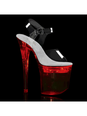 Pleaser LED Illuminated Ankle Strap Platform 25.2cm Flashdance-808-38