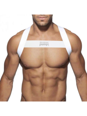 Sexy Harness for Men White Pump os