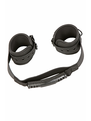 Connected Handcuffs - Black Linked Hand cuffs