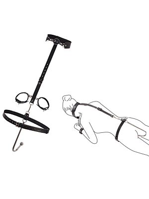 Hard Bondage Restraint System, Black