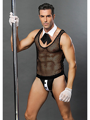  5 Piece Sexy Butler Costume