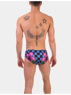 80S Flower Swim Brief