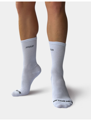 Barcode Berlin Proud Gym Socks White