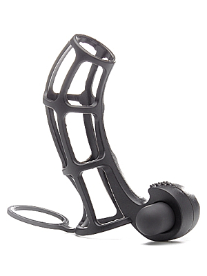 Vibrating Cock Cage Stinger II - Shots Toys