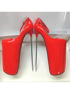 Women's High Heels 30 cm Extreme High Heels Platform Boots Stiletto Red