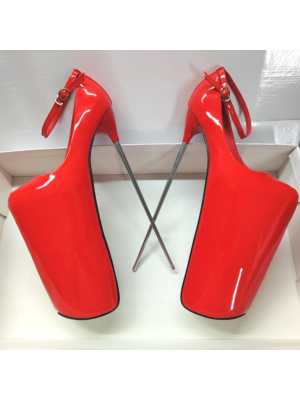 Women's High Heels 30 cm Extreme High Heels Platform Boots Stiletto Red