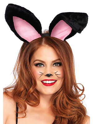 Plush bunny ears - Black