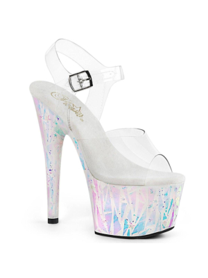 Platform Sandal ADORE-708SPLA-2 - White Hologram