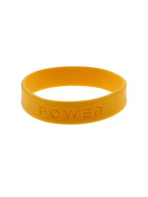 Yellow POWER Silicon Bracelet