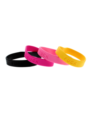 Assorted FUCK Silicon Bracelets