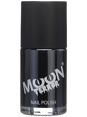 Halloween Nail Polish - Midnight Black-T08012