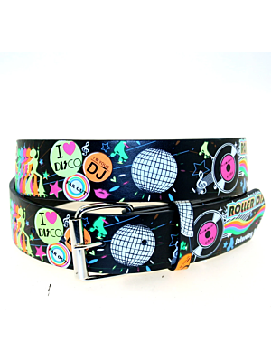 Printed Chessboard Belt with Multicolour Shutter Shades