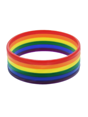 2.3cm Rainbow Silicon Bracelets