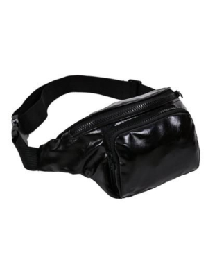 Plain Black Bum Bag