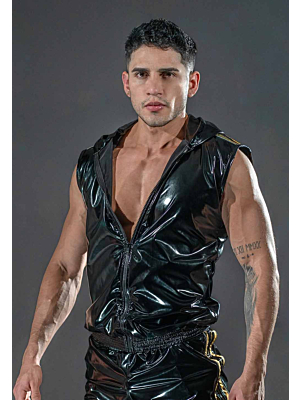 Mister B - Dale Mas Top Jacket Sport Single Suit - Black Yellow M