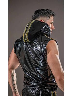 Mister B - Dale Mas Top Jacket Sport Single Suit - Black Yellow M