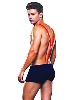 ENVY - FIREMAN BOTTOM WITH SUSPENDERS 2 PC 