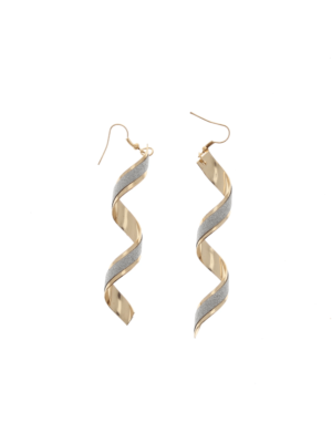 Glitter Spiral Earrings