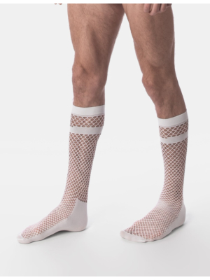 Barcode Berlin White Cala Net Socks