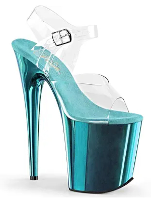 Pleaser Women's FLAM808/C/TECH Platform Sandal
