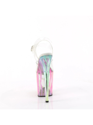 Pleaser Blacklight Reactive Neon Platform 20cm Flamingo-808RG