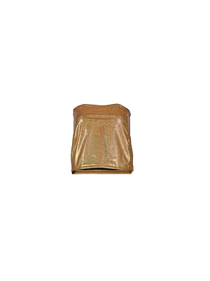 Gold Strapless Top