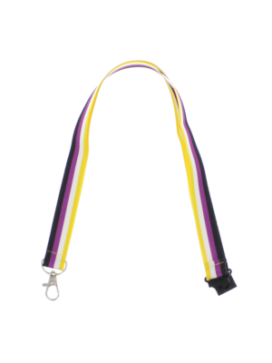 90cm Non-Binary Lanyards with Detachable Keyhook