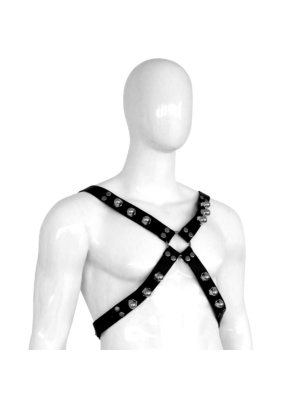 Leather Harness Spikey Nuts