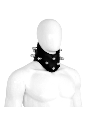 Leather Padded Collar Spikey Nuts