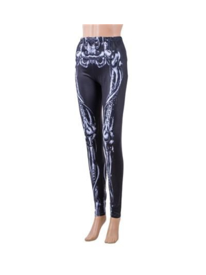 Skeleton leggings digital