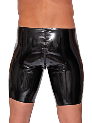  Late X Men's Latex Pants Zip 