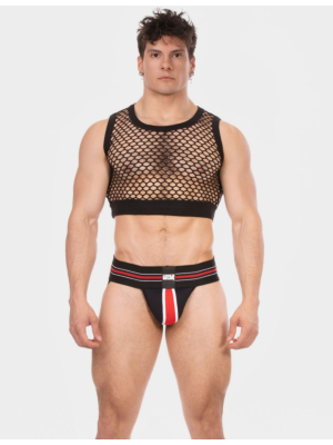 Barcode Berlin Mesh Crop Arman Black
