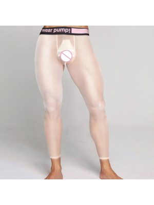 Nylon Made Mens Breathable Quick Drying High Performance Fit White