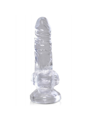 King Cock Clear 4" Cock with Balls