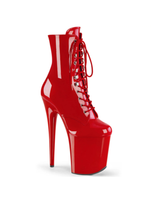Pleaser Ankle Boot Flamingo-1020 Red 25.2cm