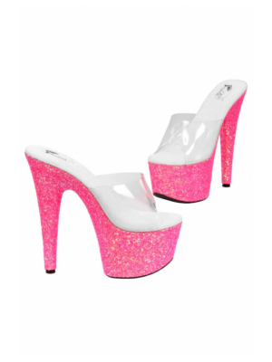 Pink Open Platform with Transparent upper Soiemio
