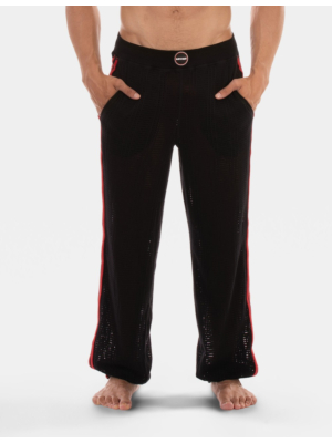 Barcode Berlin Shalvar Pants Leo Black - Red