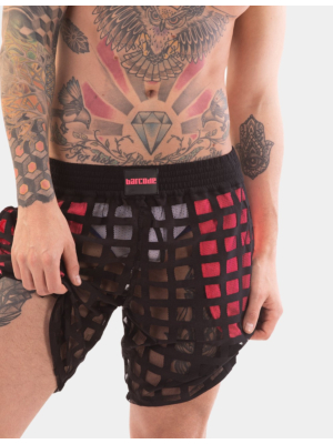 Barcode Berlin Short Waylon - Black-Neonpink