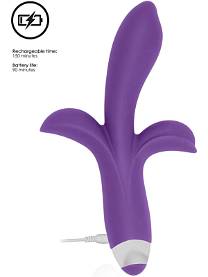 SINCLAIRE G-spot + clitoral vibrator - Purple 10 Speed