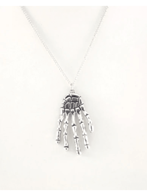 Small Skeleton Hand Necklaces