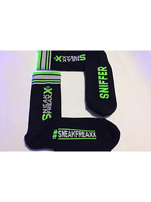 SNEAKFREAXX SOCKEN "SNIFFER NEON YELLOW"