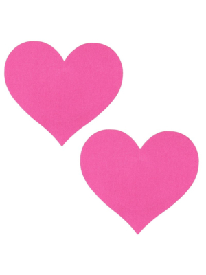 Wild Love Vinyl Heart Nipple Cover Pasties Rose