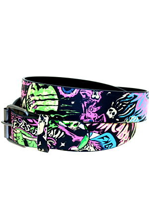 Printed Multicolour Halloween Print Belt