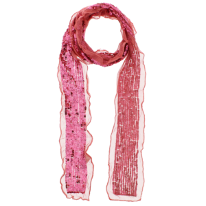 176cm x 9cm Soft Pink Sequin 3 in 1 Sash / Belt