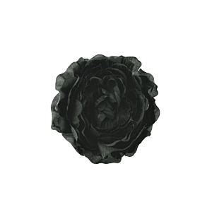 Black Begonias Flower on Concord Clip & Brooch Pin
