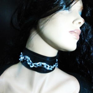 Wide collar with chain-2002368