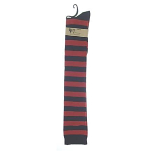 Welly socks red and black