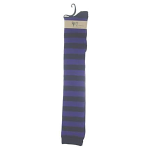 Welly socks purple and black one size
