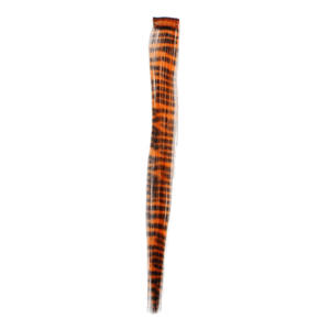 Aprox. 40cm Orange Zebra Print Hair Highlights/ Extensions