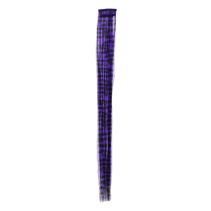 Aprox. 40cm Purple Zebra Print Hair Highlights/ Extensions